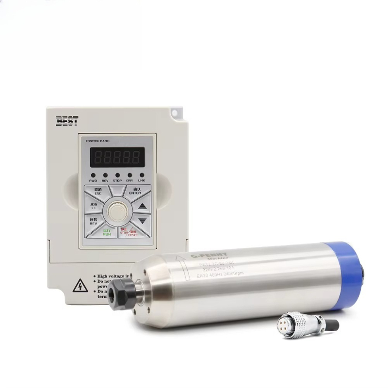 2.2Kw Water Cooled Spindle Kit Vfd - Комплект шпиндельного двигателя с водяным охлаждением