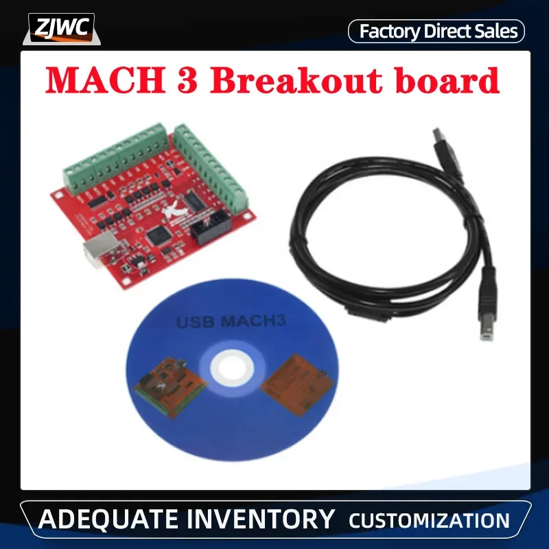 3 шт./компл., 1 шт., 4-осевая  – обзор и цена Mach3 Usb Cnc Controller 4 Axis 100Khz