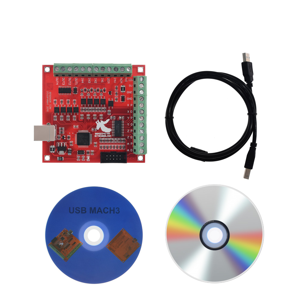 Коммутационная плата MACH3 CNC – обзор и цена Mach3 Usb Cnc Controller 4 Axis 100Khz