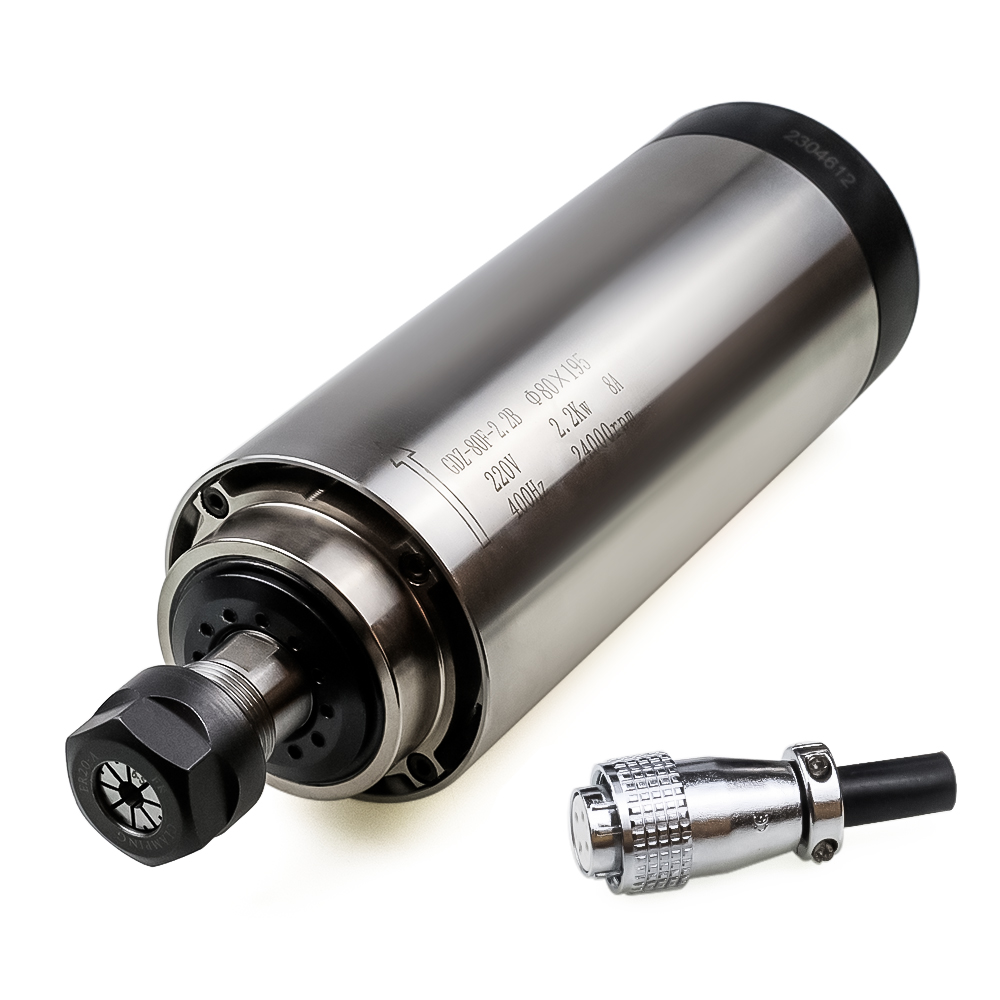 Комплект шпиндельного двигател – обзор и цена Air Cooled 1.5Kw Spindle Motor Inverter 110V