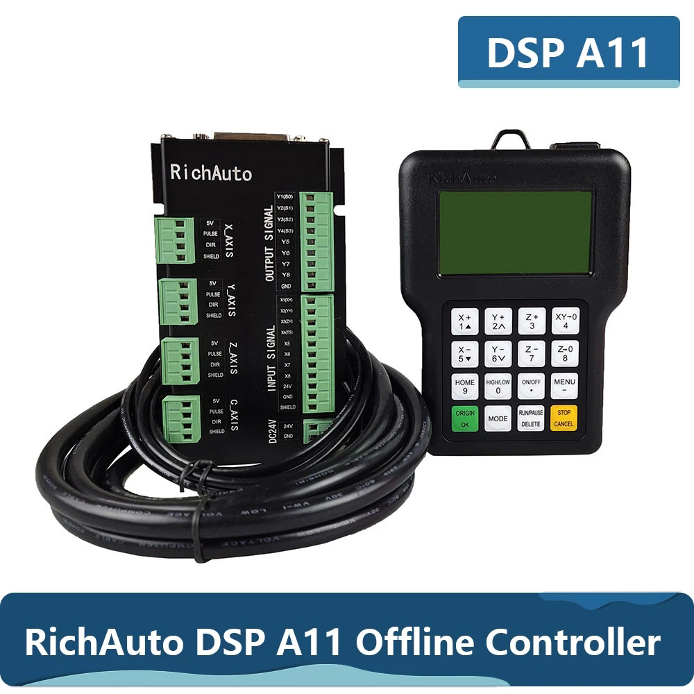 Контроллер ЧПУ RichAuto DSP A1 – обзор и цена Richauto A11 Dsp Controller 3 Axis