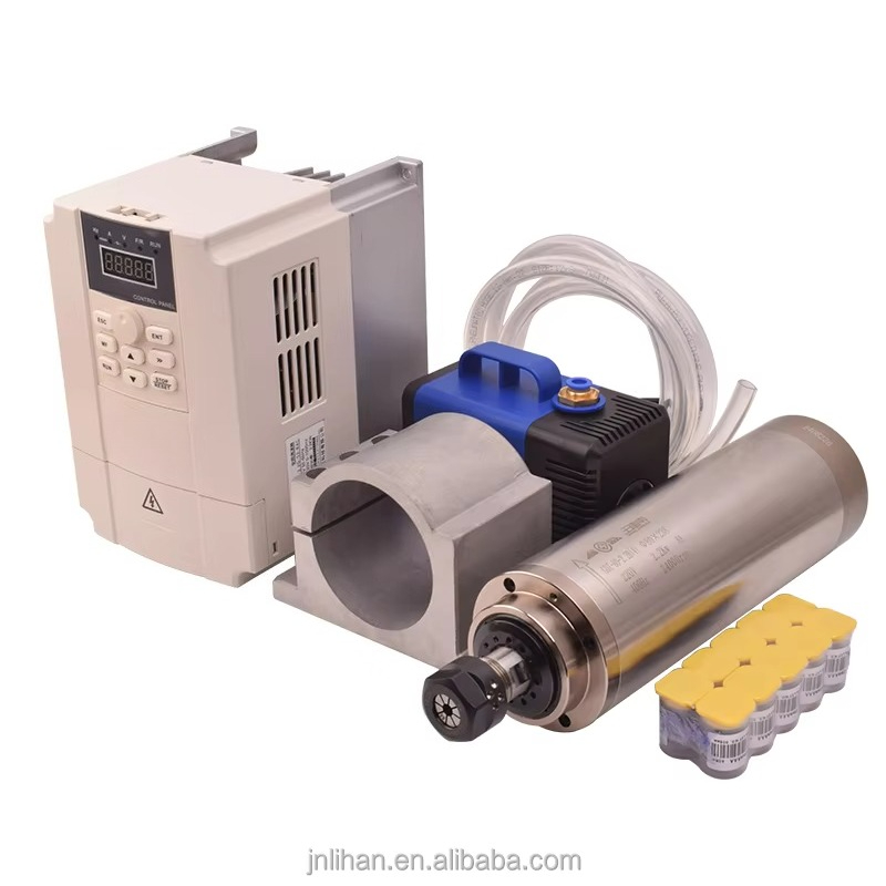 2,2 кВт 220 В с водяным охлажд – обзор и цена 2.2Kw Water Cooled Spindle Kit Vfd